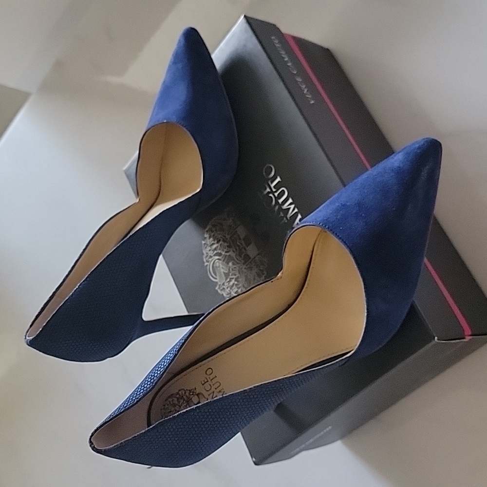 Bloemfontein suede vincecamuto pumps